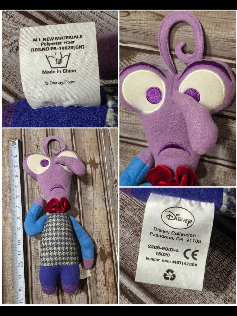 Set of 5 Inside Out Plush Dolls (2015)